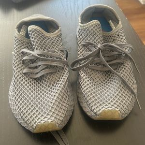 Adidas gray sneakers women’s size 5.5